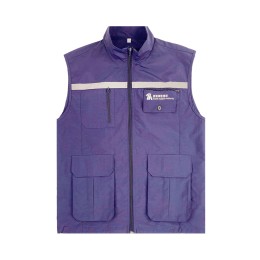 Order Online Royal Blue Vest Jacket Custom Storage Brand Buckle Reflective Strip Enterprise Collar Tourism Bureau Vest Jacket Garment Factory V212 Order Online Royal Blue Vest Jacket Custom Storage Brand Buckle Reflective Strip Enterprise Collar Tourism Bureau Vest Jacket Garment Factory V212